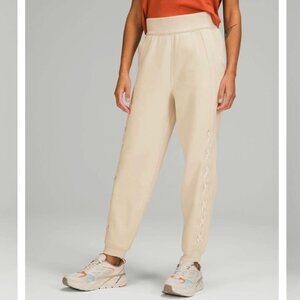 Lululemon Braided Detail High-Rise Jogger White Opal Loungewear Women's Size 14